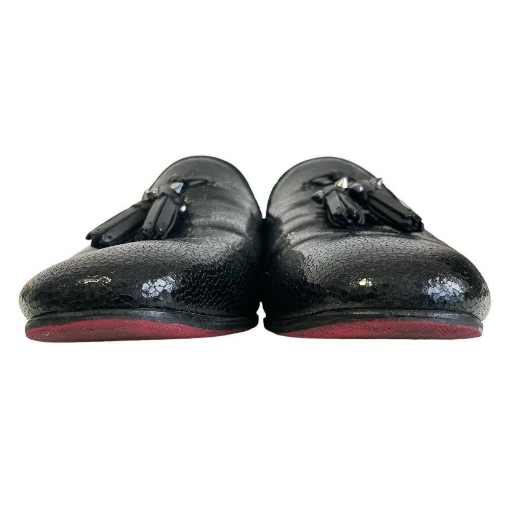 Christian Louboutin Slip-ons Shoes Sneakers Studs EU 41.5 US 8.5 Black Authentic