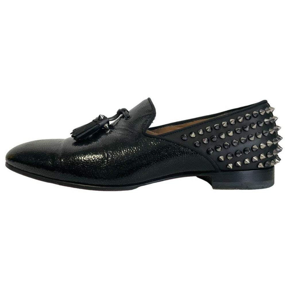 Christian Louboutin Slip-ons Shoes Sneakers Studs EU 41.5 US 8.5 Black Authentic