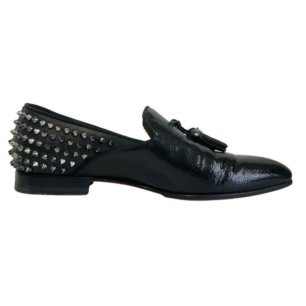Christian Louboutin Slip-ons Shoes Sneakers Studs EU 41.5 US 8.5 Black Authentic