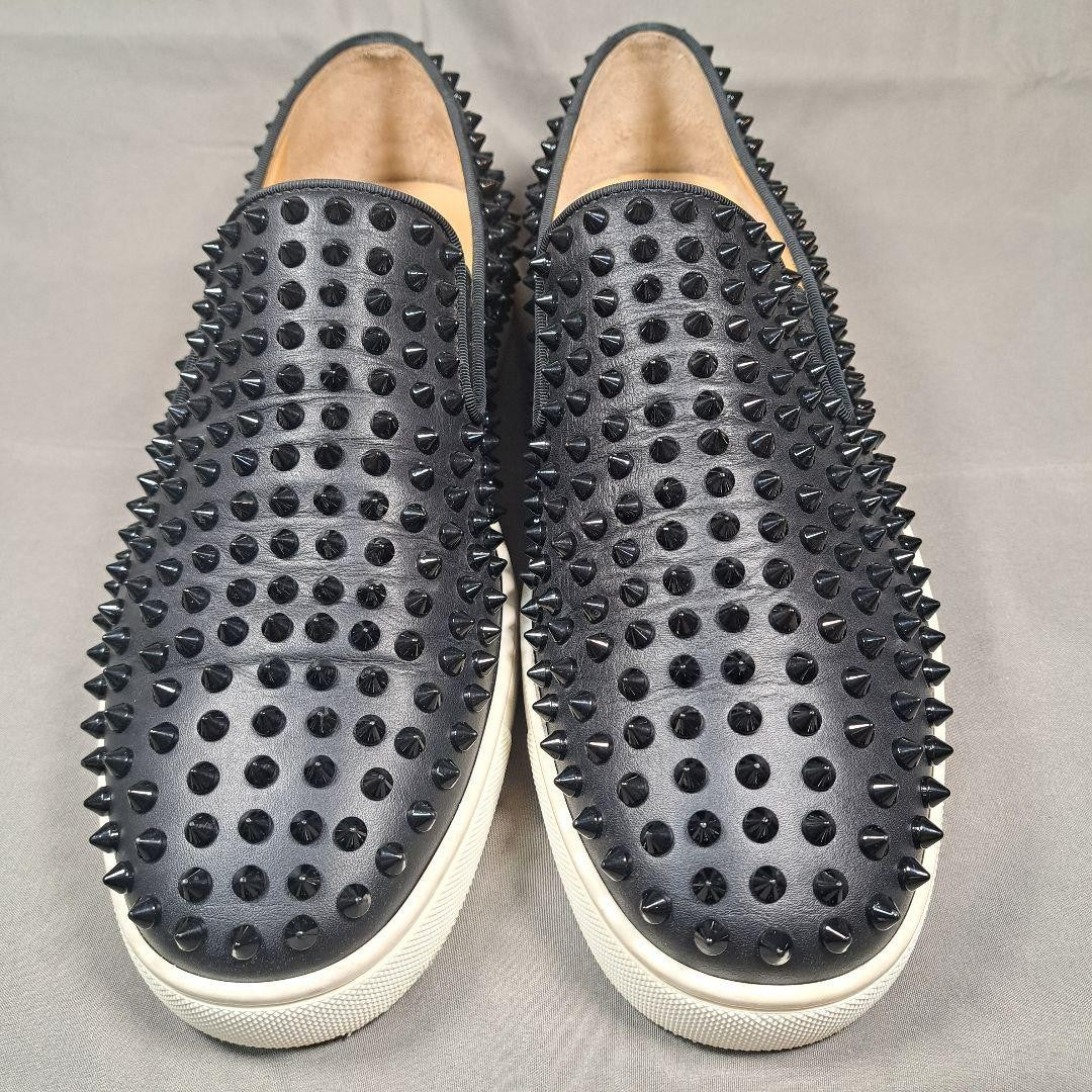 Christian Louboutin Sneakers Shoes Low-Cut Studs EU 44 US 11 Authentic
