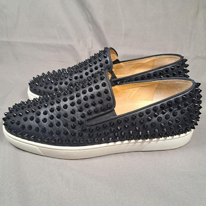 Christian Louboutin Sneakers Shoes Low-Cut Studs EU 44 US 11 Authentic