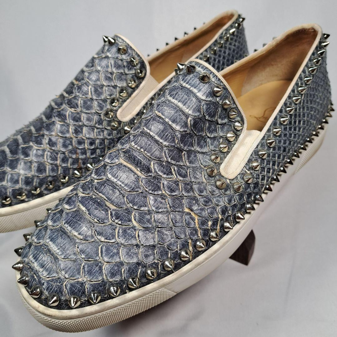 Christian Louboutin Slip-ons Shoes Sneakers Studs EU 41 US 8 Authentic