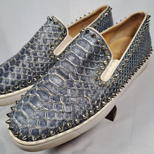 Christian Louboutin Slip-ons Shoes Sneakers Studs EU 41 US 8 Authentic