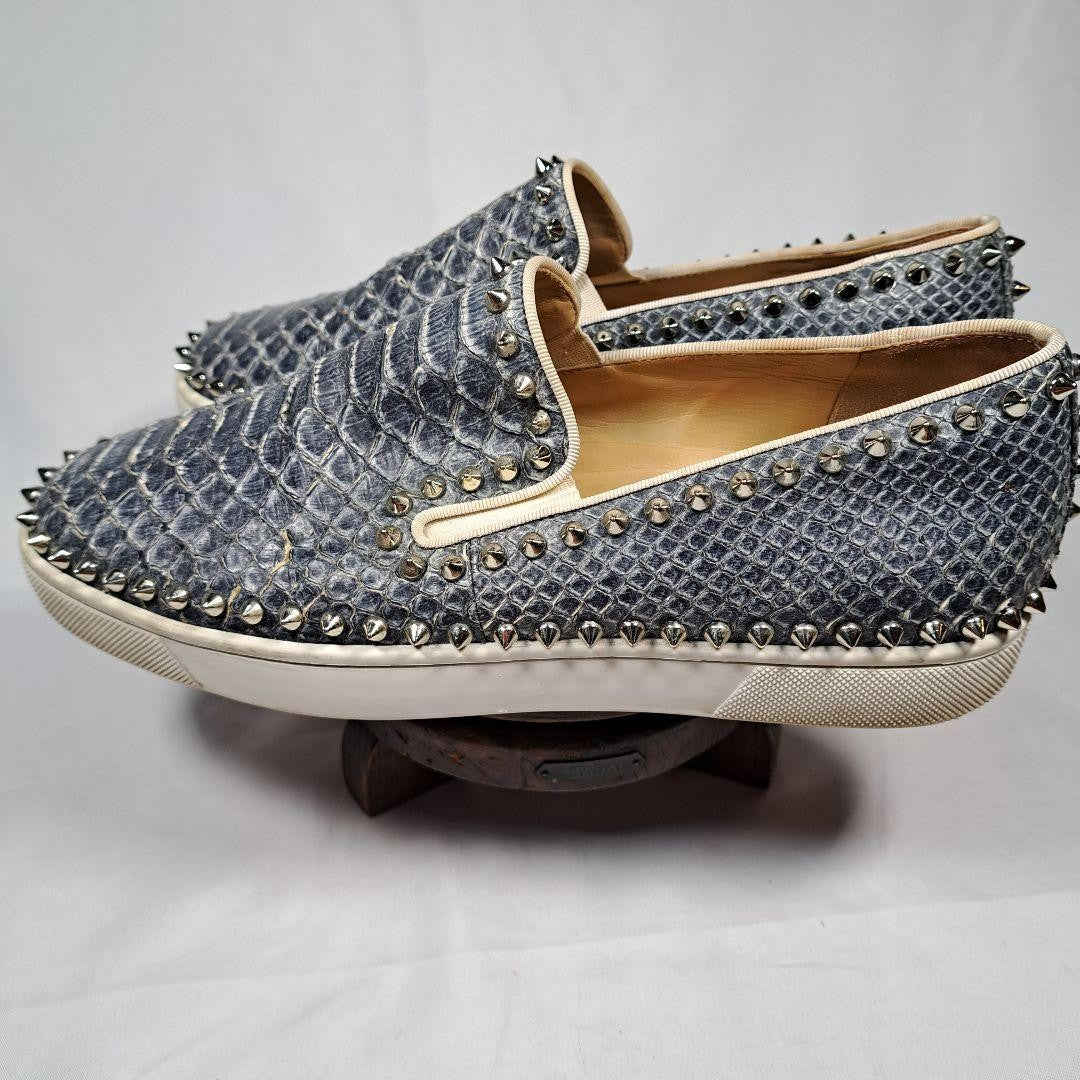 Christian Louboutin Slip-ons Shoes Sneakers Studs EU 41 US 8 Authentic