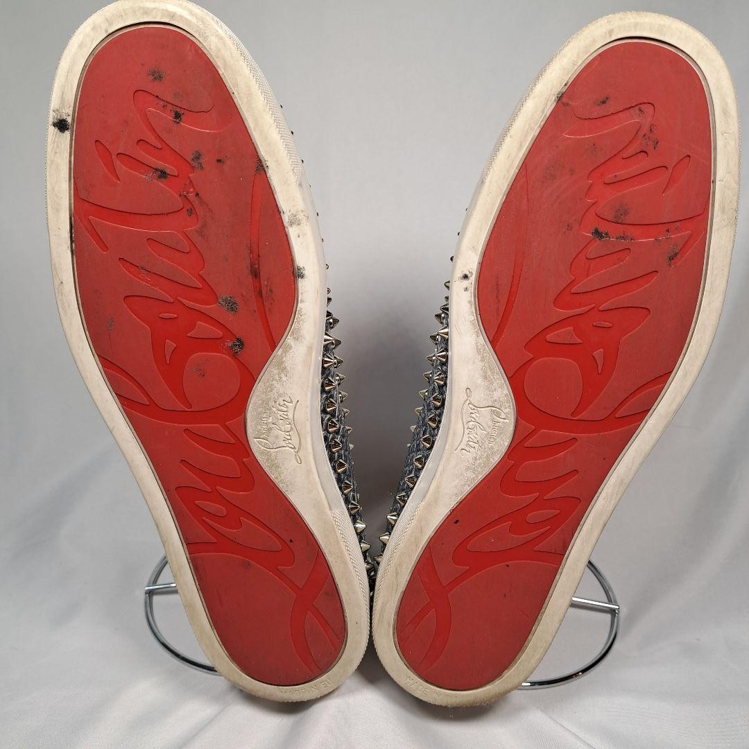 Christian Louboutin Slip-ons Shoes Sneakers Studs EU 41 US 8 Authentic