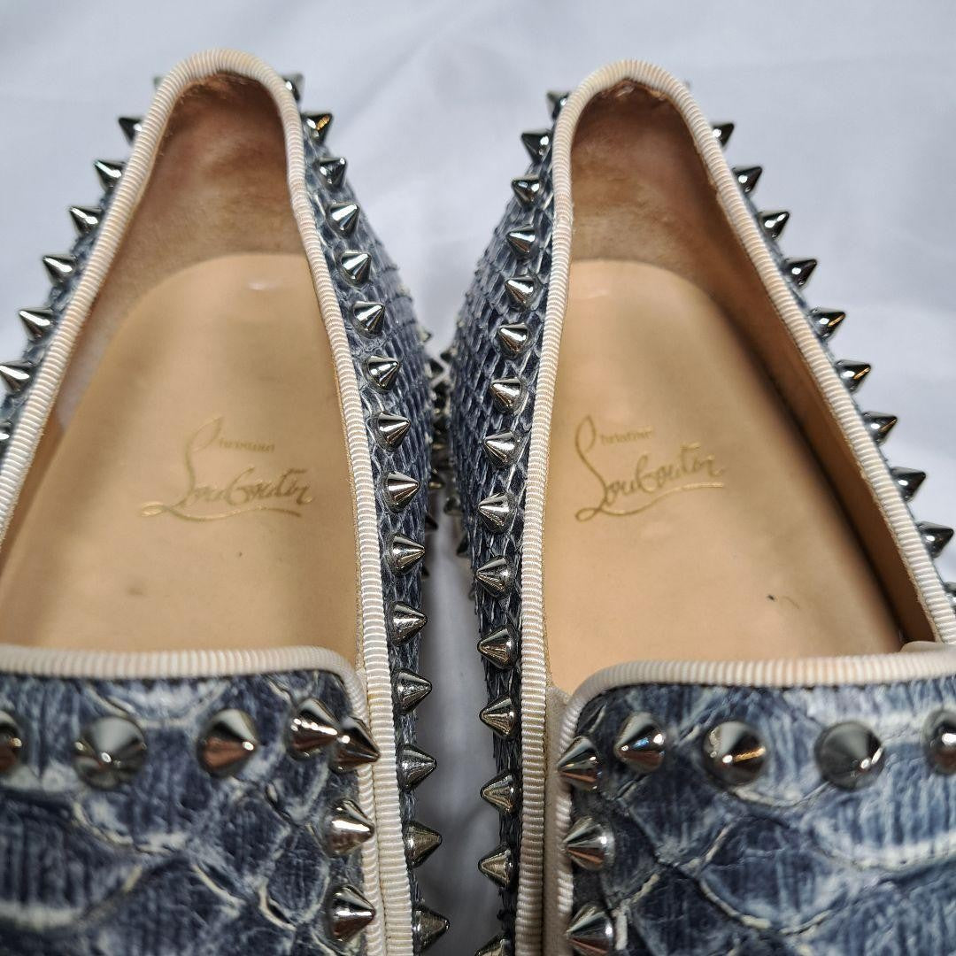 Christian Louboutin Slip-ons Shoes Sneakers Studs EU 41 US 8 Authentic