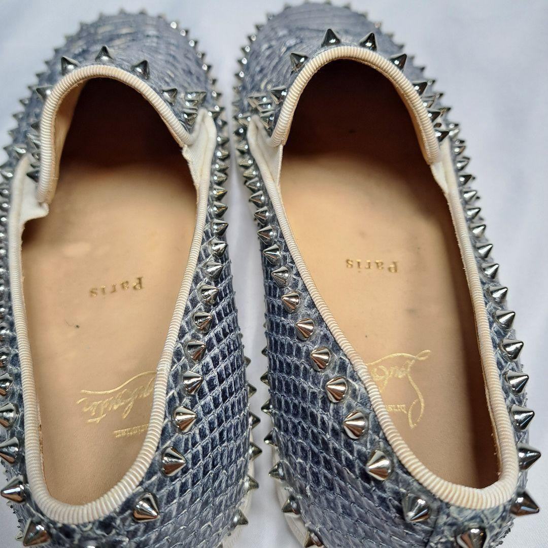 Christian Louboutin Slip-ons Shoes Sneakers Studs EU 41 US 8 Authentic