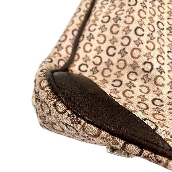 CELINE C Macadam Purse Bag Handbag tote bag shoulder bag Brown Authentic Used