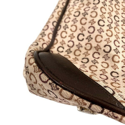CELINE C Macadam Purse Bag Handbag tote bag shoulder bag Brown Authentic Used