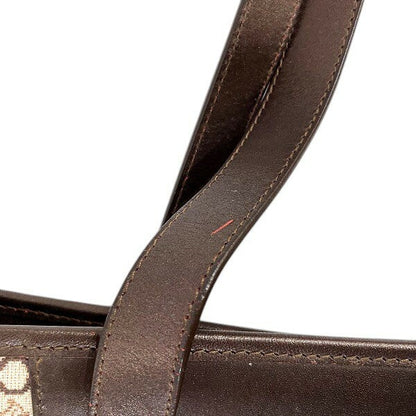 CELINE C Macadam Purse Bag Handbag tote bag shoulder bag Brown Authentic Used