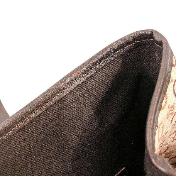 CELINE C Macadam Purse Bag Handbag tote bag shoulder bag Brown Authentic Used