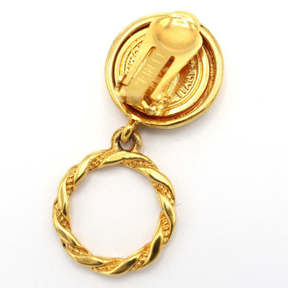 FENDI Earrings Gold Women Accessory Authentic