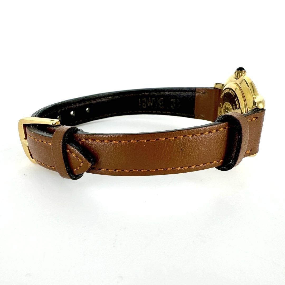 FENDI 410L Quartz Watch Wristwatch FF Logo Gold Women's Authentic