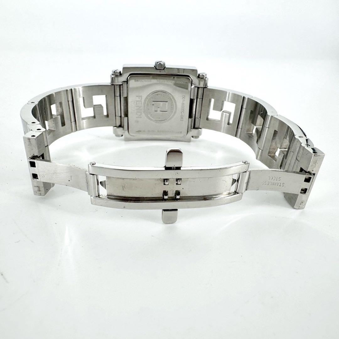 FENDI 6000G Quartz Watch Wristwatch Logo Silver Women's Authentic