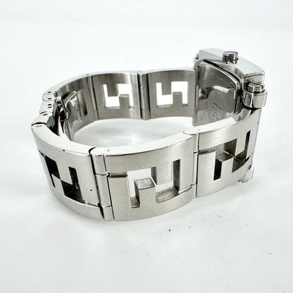 FENDI 6000G Quartz Watch Wristwatch Logo Silver Women's Authentic