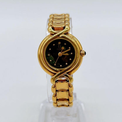 FENDI Watch Wristwatch FF Gold Women's Authentic
