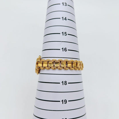 FENDI Watch Wristwatch FF Gold Women's Authentic