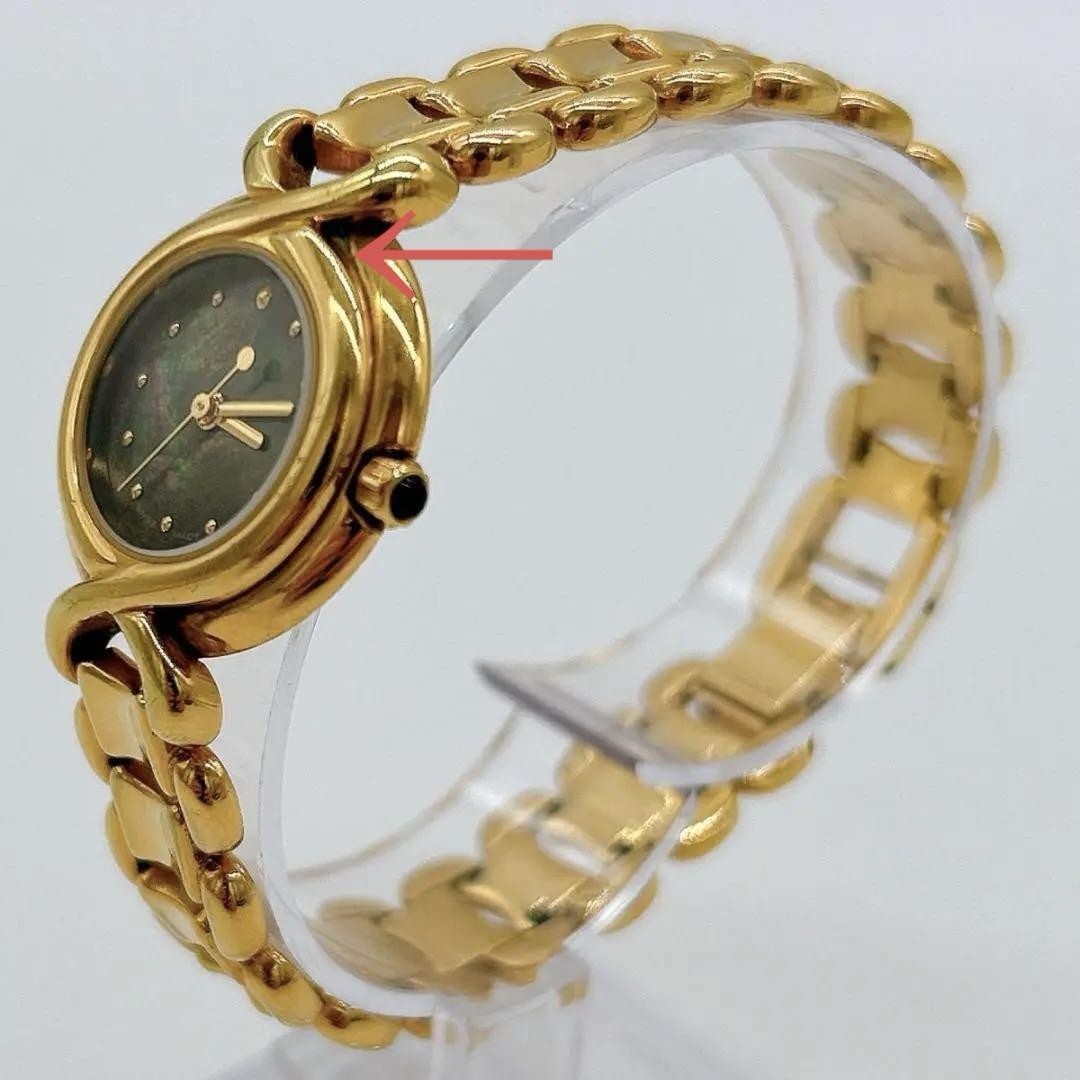 FENDI Watch Wristwatch FF Gold Women's Authentic