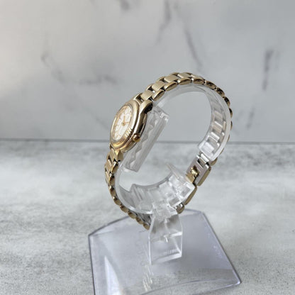 Saint Laurent Quartz Watch Wristwatch YSL Cassandra Gold Women's Auth