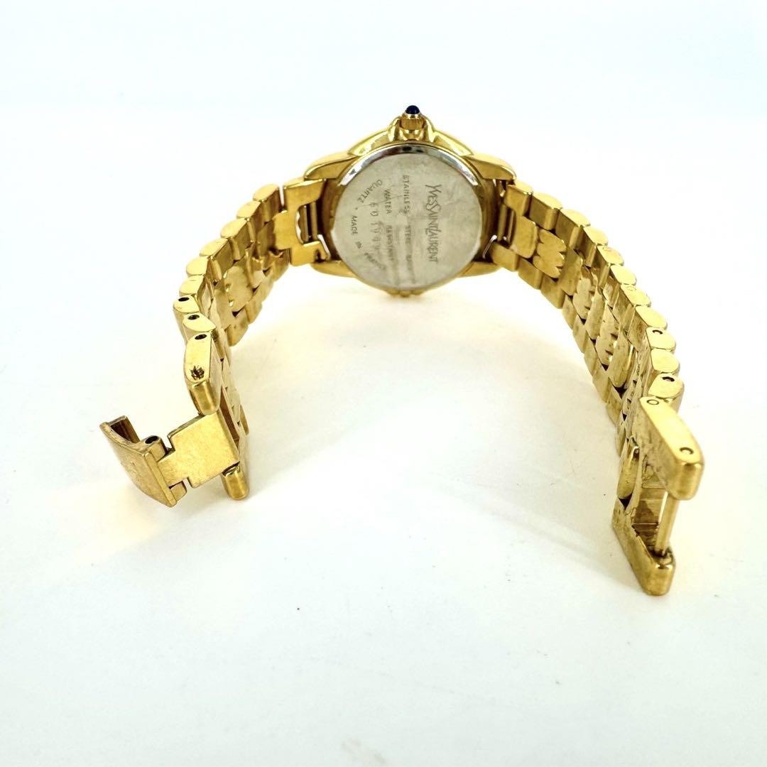 Saint Laurent Watch Wristwatch YSL Cassandra Gold Women's Authentic