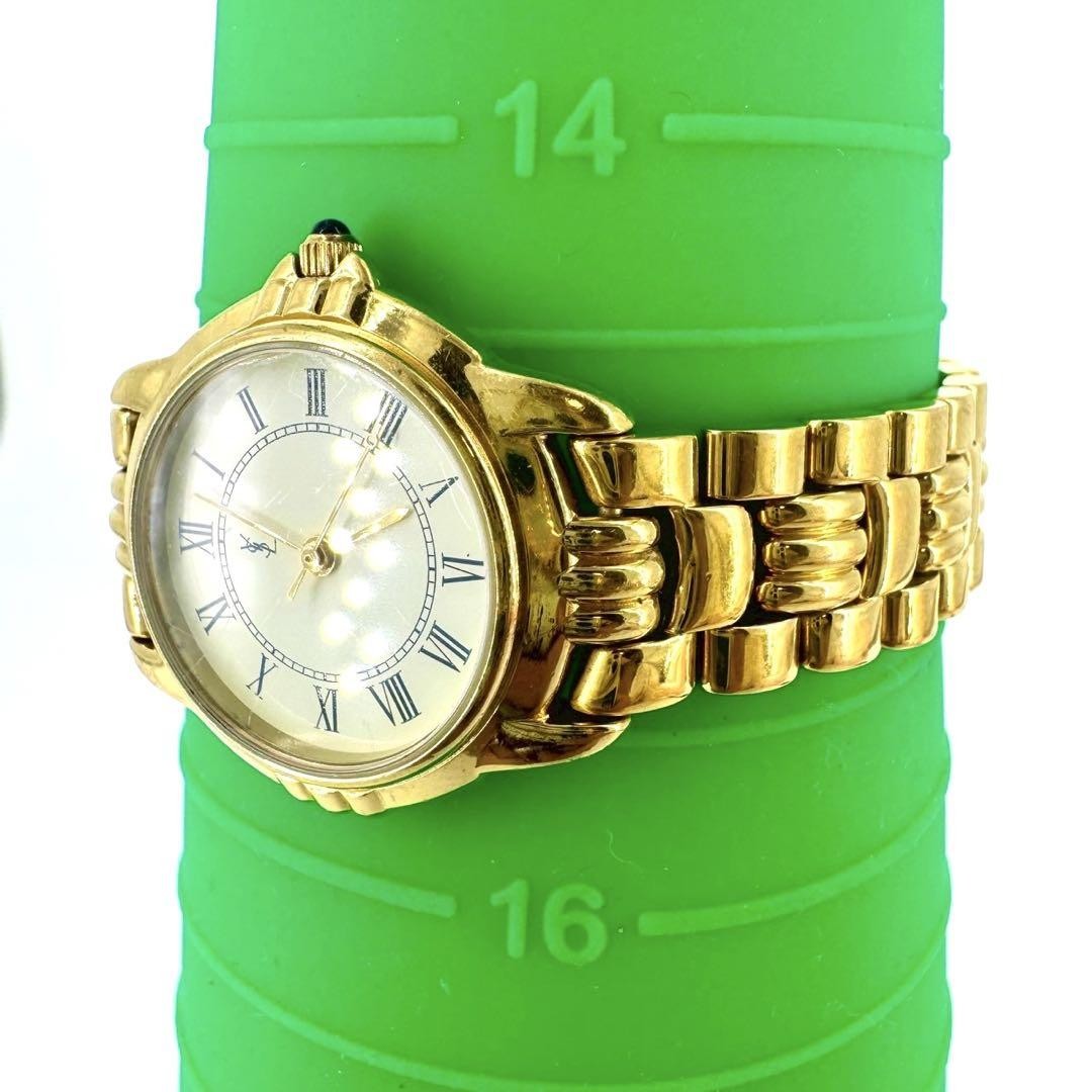 Saint Laurent Watch Wristwatch YSL Cassandra Gold Women's Authentic