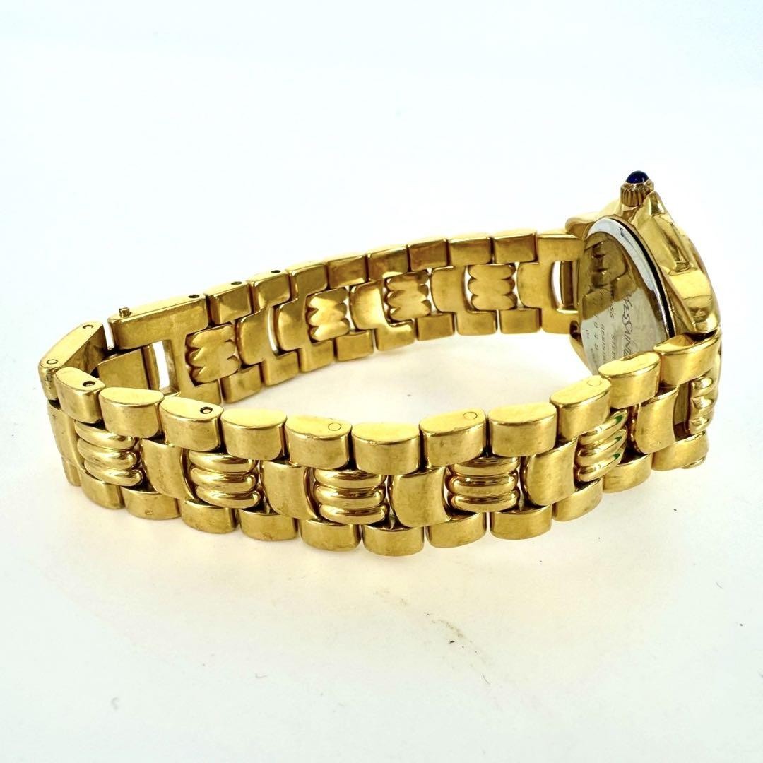 Saint Laurent Watch Wristwatch YSL Cassandra Gold Women's Authentic