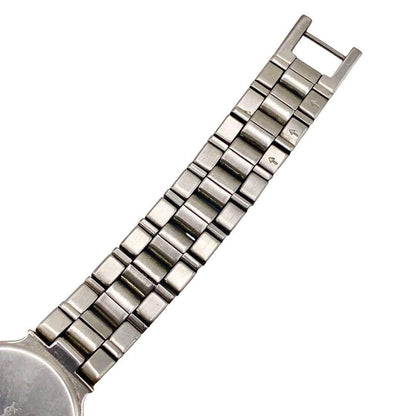 Saint Laurent Quartz Watch Wristwatch YSL Cassandra White Silver Women's Auth