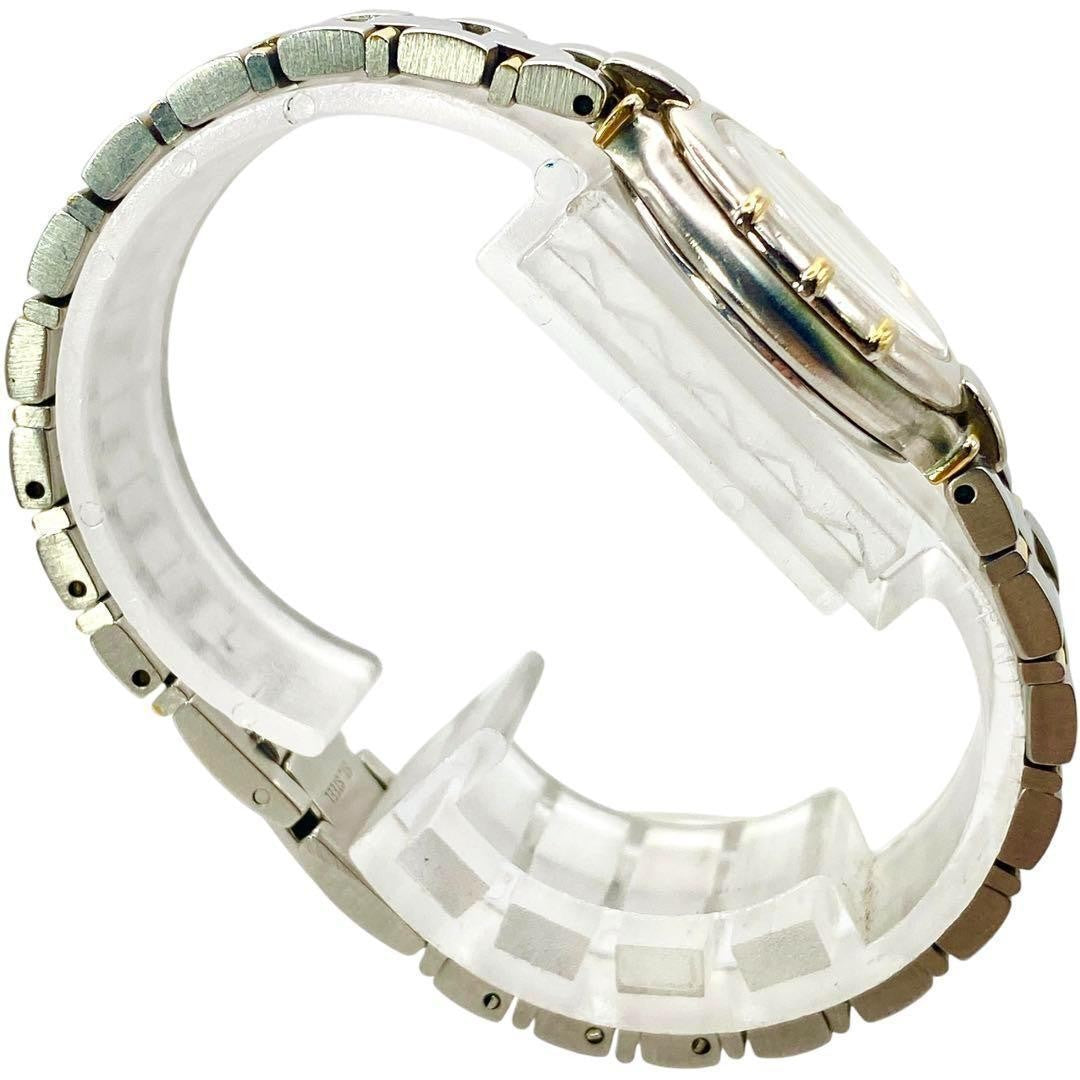 Saint Laurent Quartz Watch Wristwatch YSL Cassandra White Silver Women's Auth