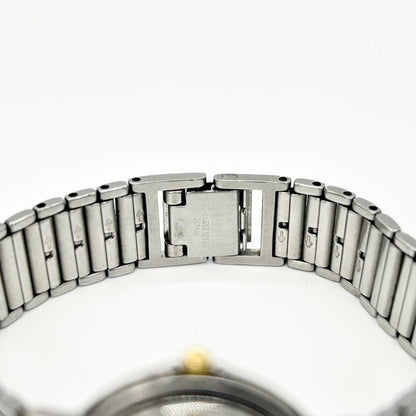 Saint Laurent Quartz Watch Wristwatch YSL Cassandra Silver Women's Auth