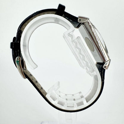 Saint Laurent Quartz Watch Wristwatch YSL Cassandra Black Women's Auth
