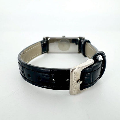 Saint Laurent Quartz Watch Wristwatch YSL Cassandra Black Women's Auth