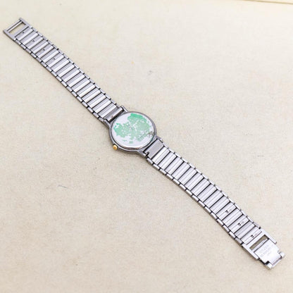 Saint Laurent Quartz Watch Wristwatch YSL Cassandra Gold Silver Women's Auth