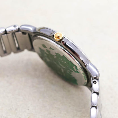 Saint Laurent Quartz Watch Wristwatch YSL Cassandra Gold Silver Women's Auth