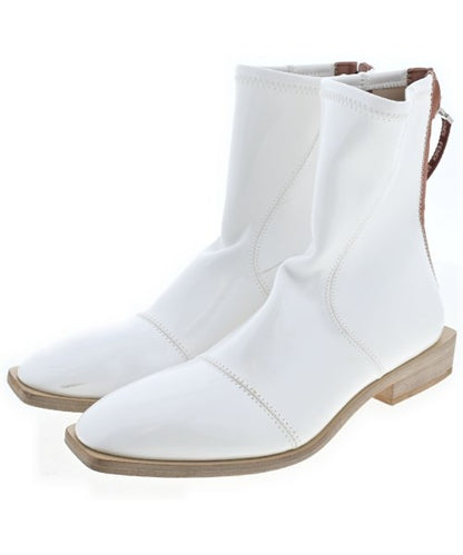 FENDI Boots Shoes EU 39 US 9 White Brown Authentic