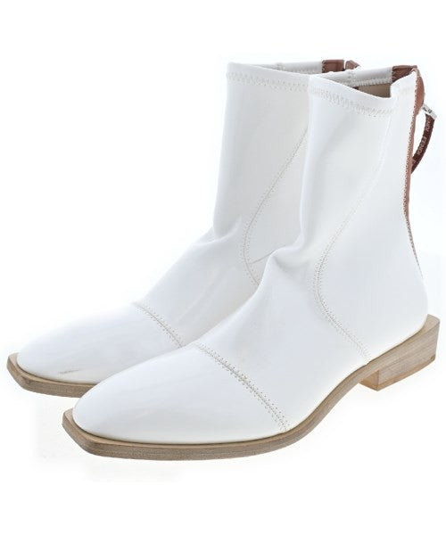FENDI Boots Shoes EU 39 US 9 White Brown Authentic