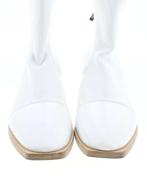 FENDI Boots Shoes EU 39 US 9 White Brown Authentic