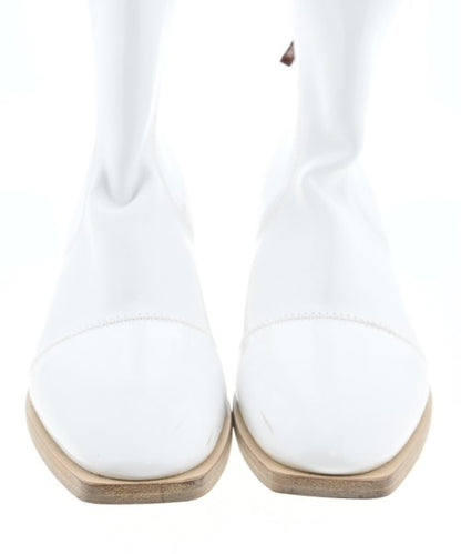 FENDI Boots Shoes EU 39 US 9 White Brown Authentic