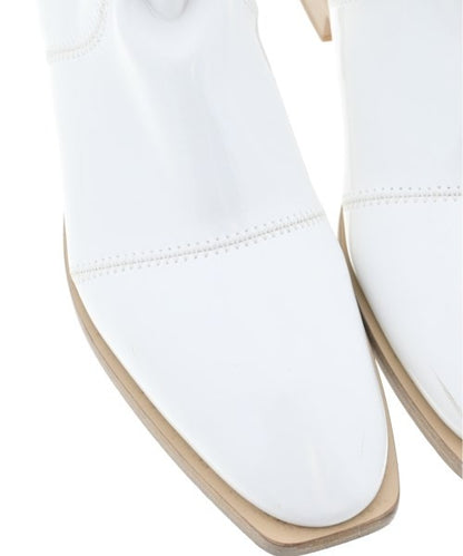 FENDI Boots Shoes EU 39 US 9 White Brown Authentic