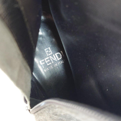 FENDI Short Boots Shoes EU 37 US 7 Cotton Dark Gray Authentic