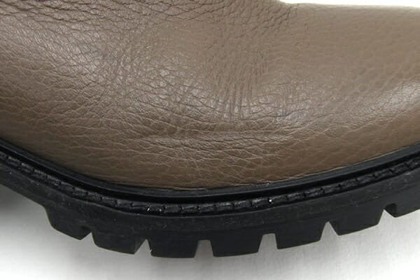 FENDI Long Boots Shoes EU 37 US 7 Leather Brown Authentic