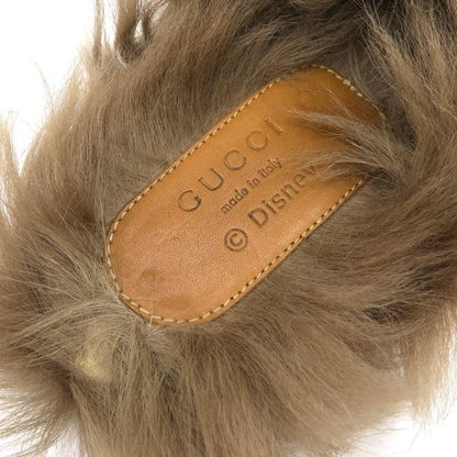 GUCCI Sandals Shoes Disney EU 38 US 8 Brown Authentic