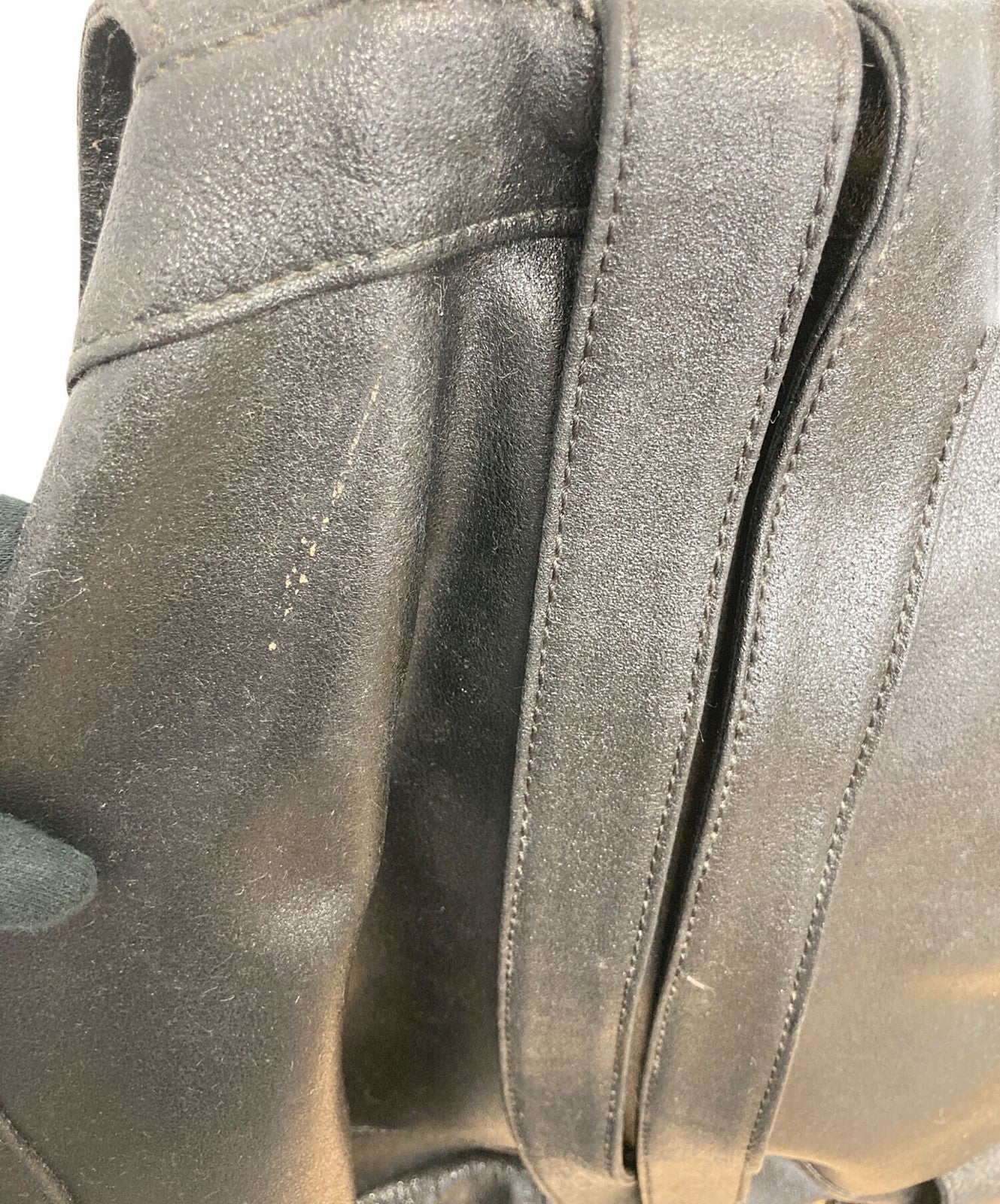VERSACE Backpack Medusa Leather Black Authentic