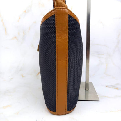 Saint Laurent Shoulder Bag Purse YSL Cassandra Leather Brown Black Authentic