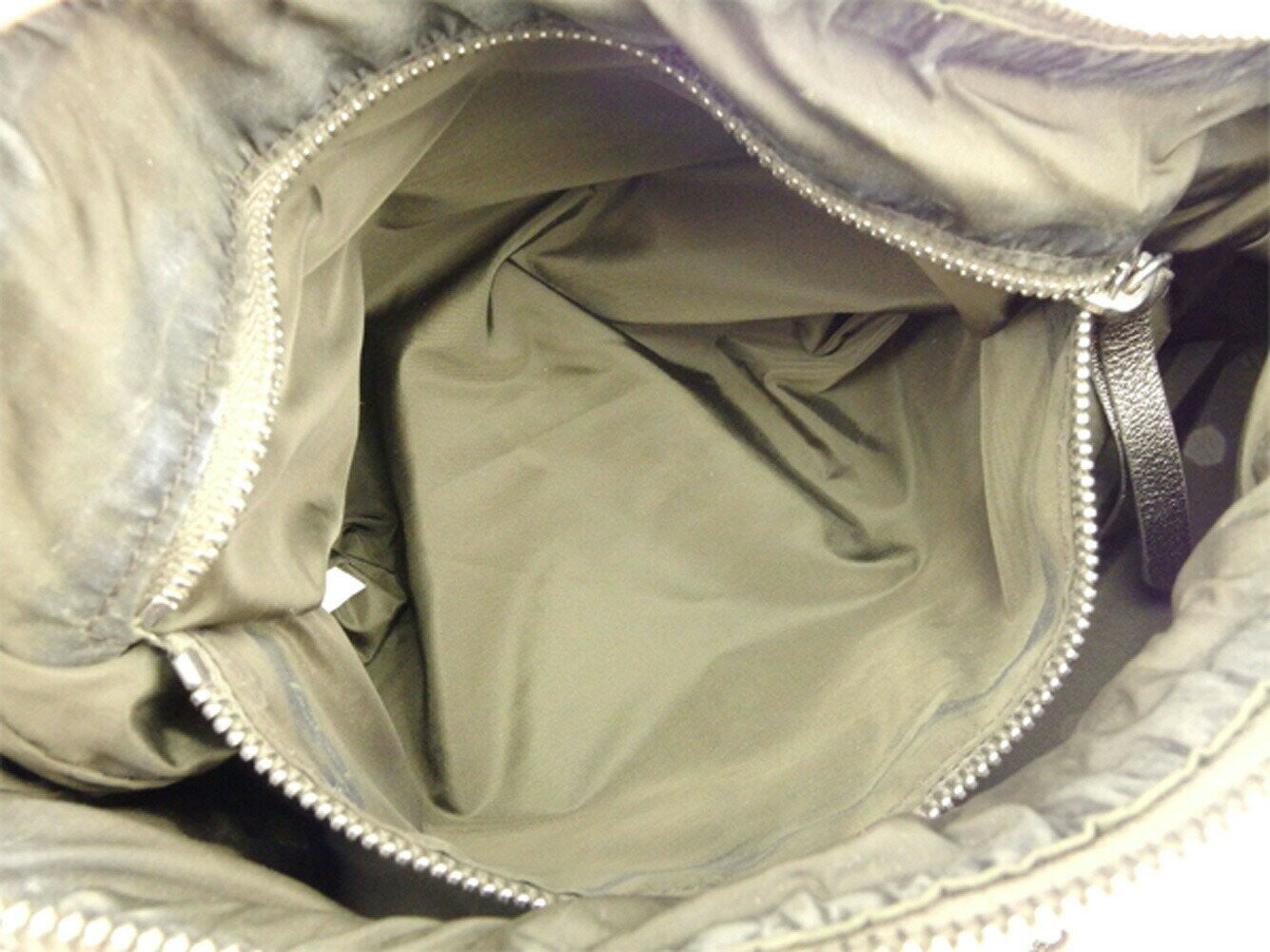 MIU MIU Hand Bag Tote Purse Gold Silver Authentic