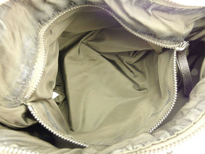MIU MIU Hand Bag Tote Purse Gold Silver Authentic