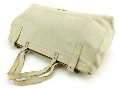 MIU MIU Hand Bag Tote Purse Logo Beige Authentic