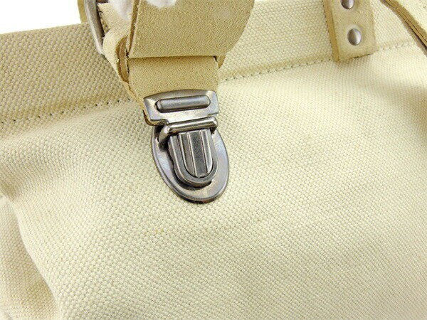 MIU MIU Hand Bag Tote Purse Logo Beige Authentic