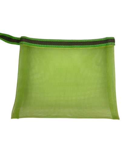 MIU MIU Hand Bag Tote Purse Mesh Yellow Green Authentic