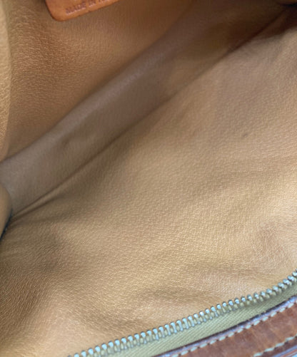 CELINE Clutch Bag Second Bag Macadam Brown Authentic