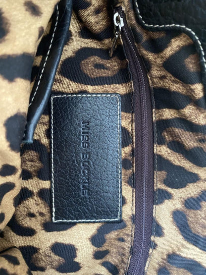Dolce & Gabbana Hand Bag Tote Purse Leopard Authentic